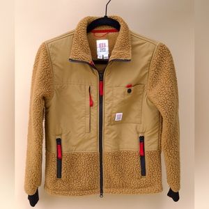Topo Designs Women’s Subalpine Fleece Khaki Size XS